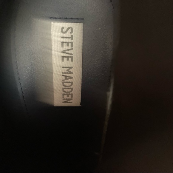 Steven Madden Edit blue velvet sock booties size 8 - Picture 7 of 7